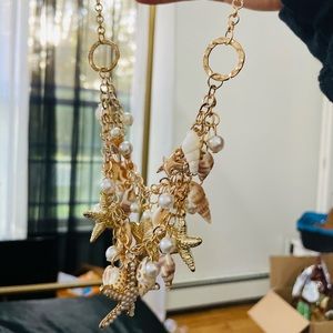 Faux Seashell Necklace